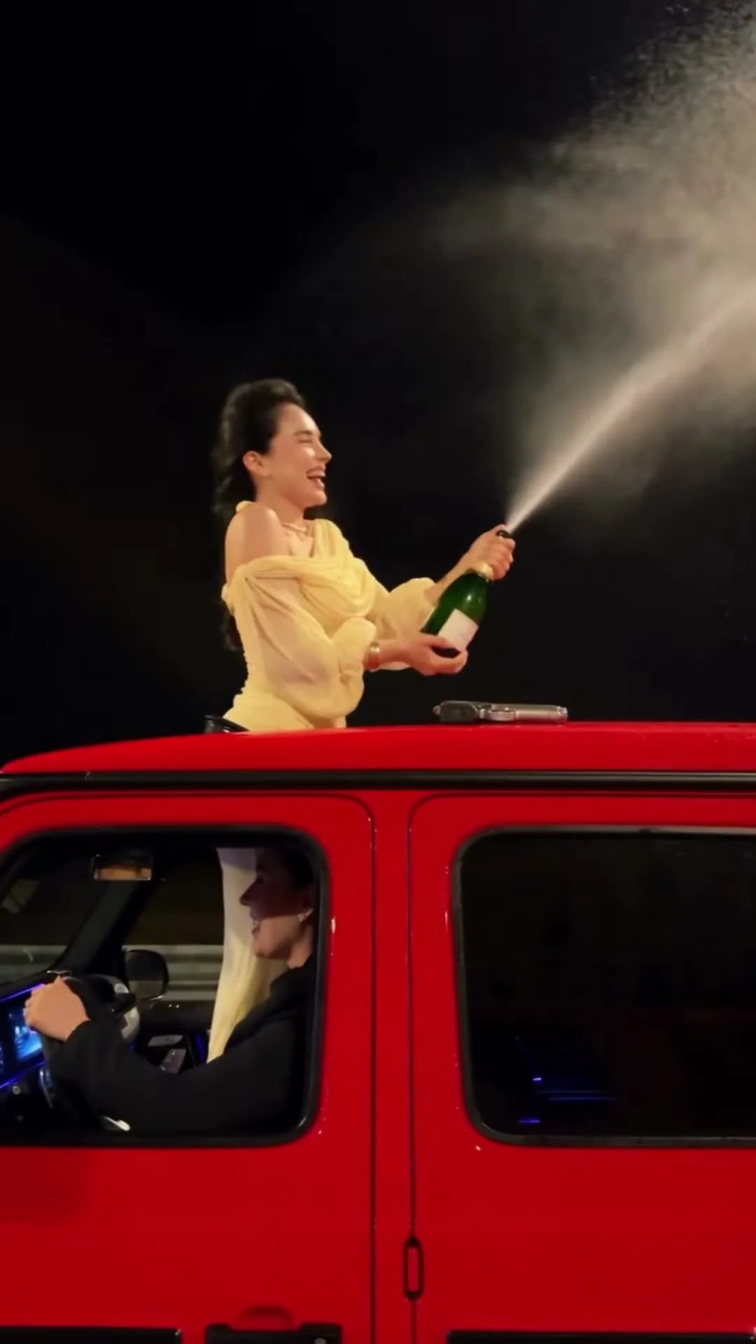 Champagne Celebration Take happy birthday car video example